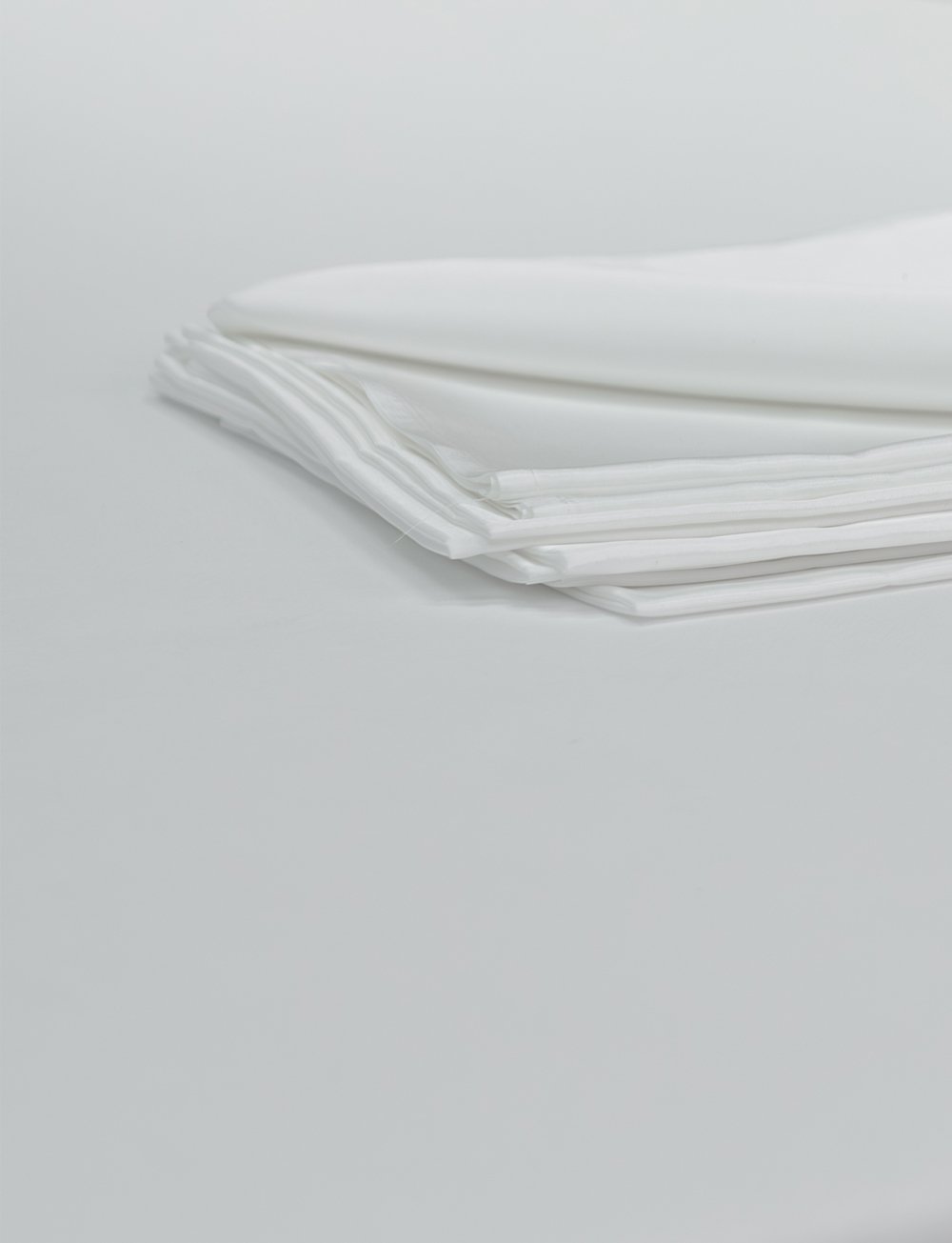 Location Serviettes Taffetas Sultan - Blanc