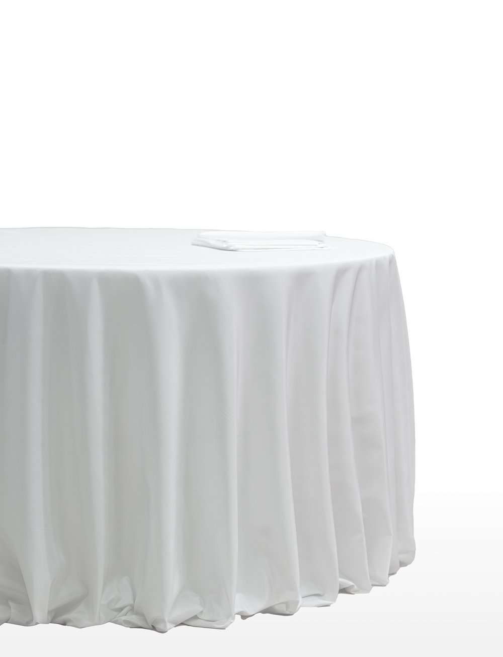 Location Nappes Taffetas Sultan - Blanc