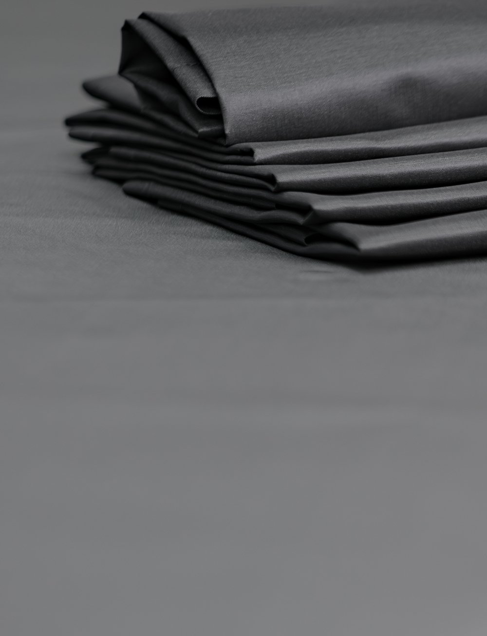 Location Serviettes Taffetas Sultan - Gris acier