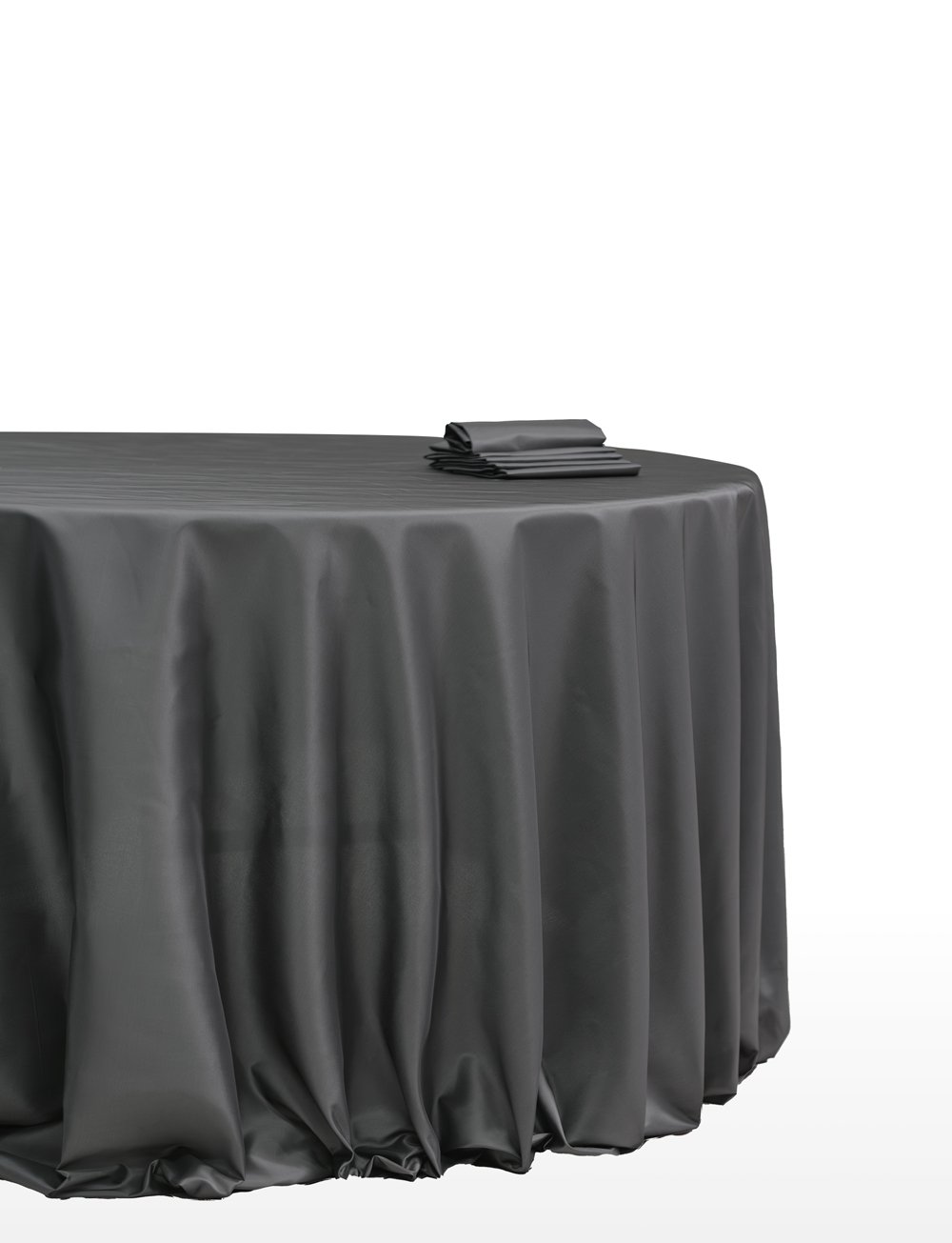 Location Nappes Taffetas Sultan - Gris acier